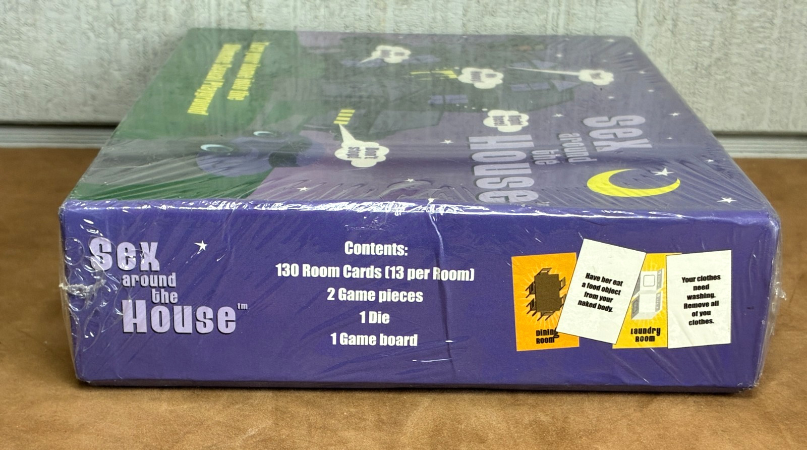SEX AROUND THE HOUSE Adult Board Game ~ 2003 Ball & Chain Games ~ NEW SEALED BOX