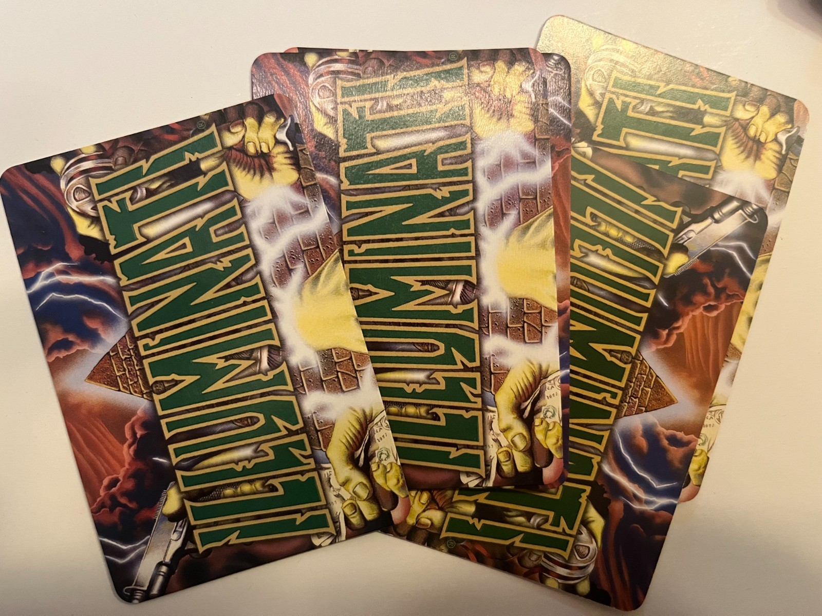 Illuminati Deluxe Edition Game 1999 plus Bavarian Fire Drill Expansion 2007