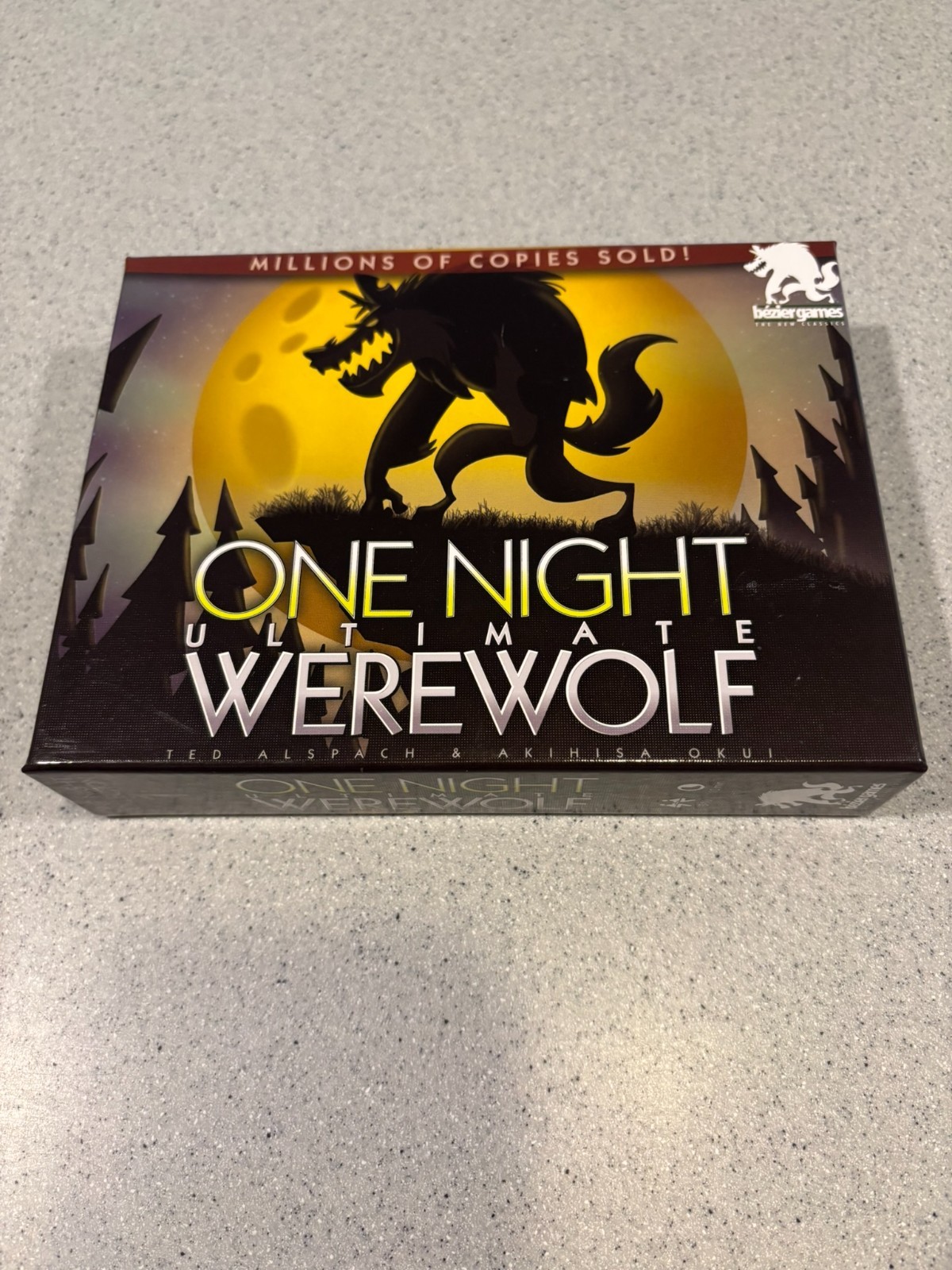 One Night Ultimate Werewolf Game – Bezier Games *Open Box – Never Used*