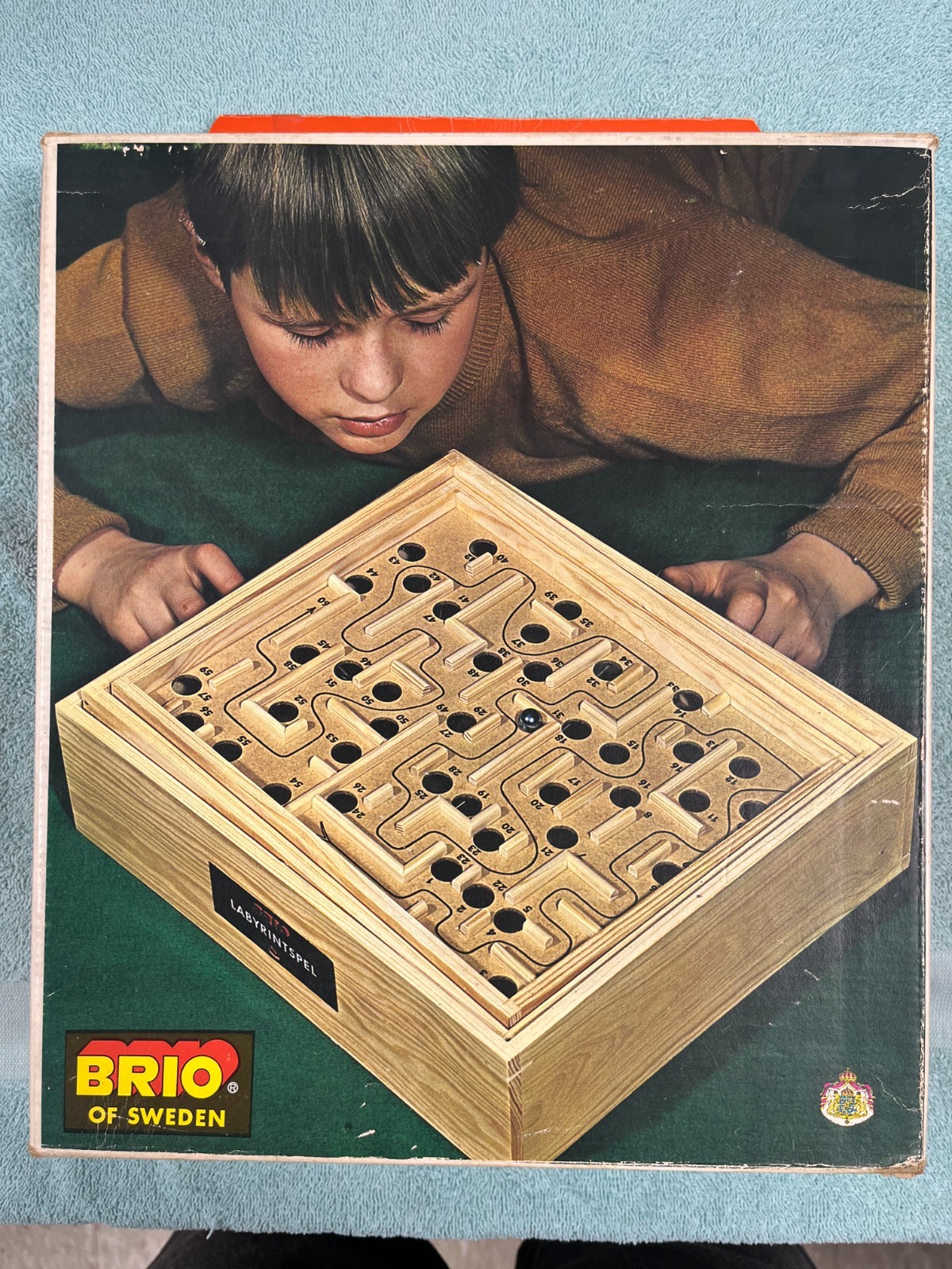 Brio Labyrinth Wooden Maze Game Model 31804 with Original Box & Balls Sweden