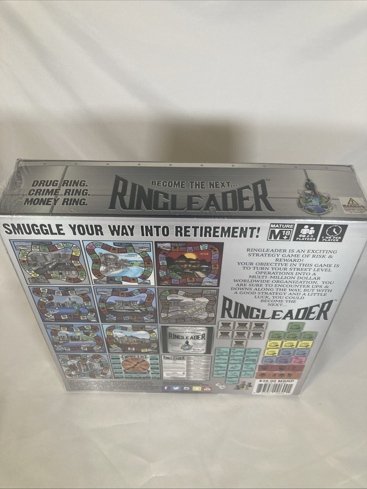 Ringleader Board Game Adult Board Game Tabletop Sealed 2-5 Players 18+ Strategy