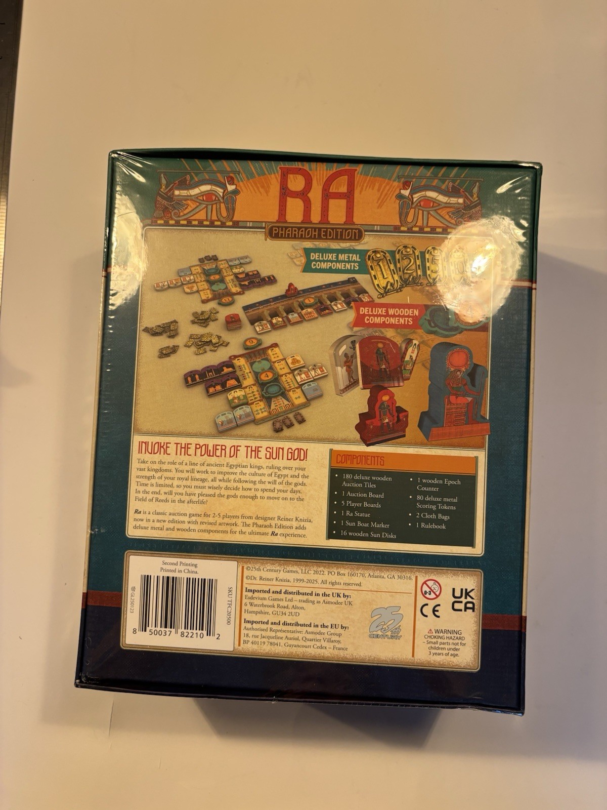 RA Deluxe Pharaoh Edition & Trader Expansion Set sealed