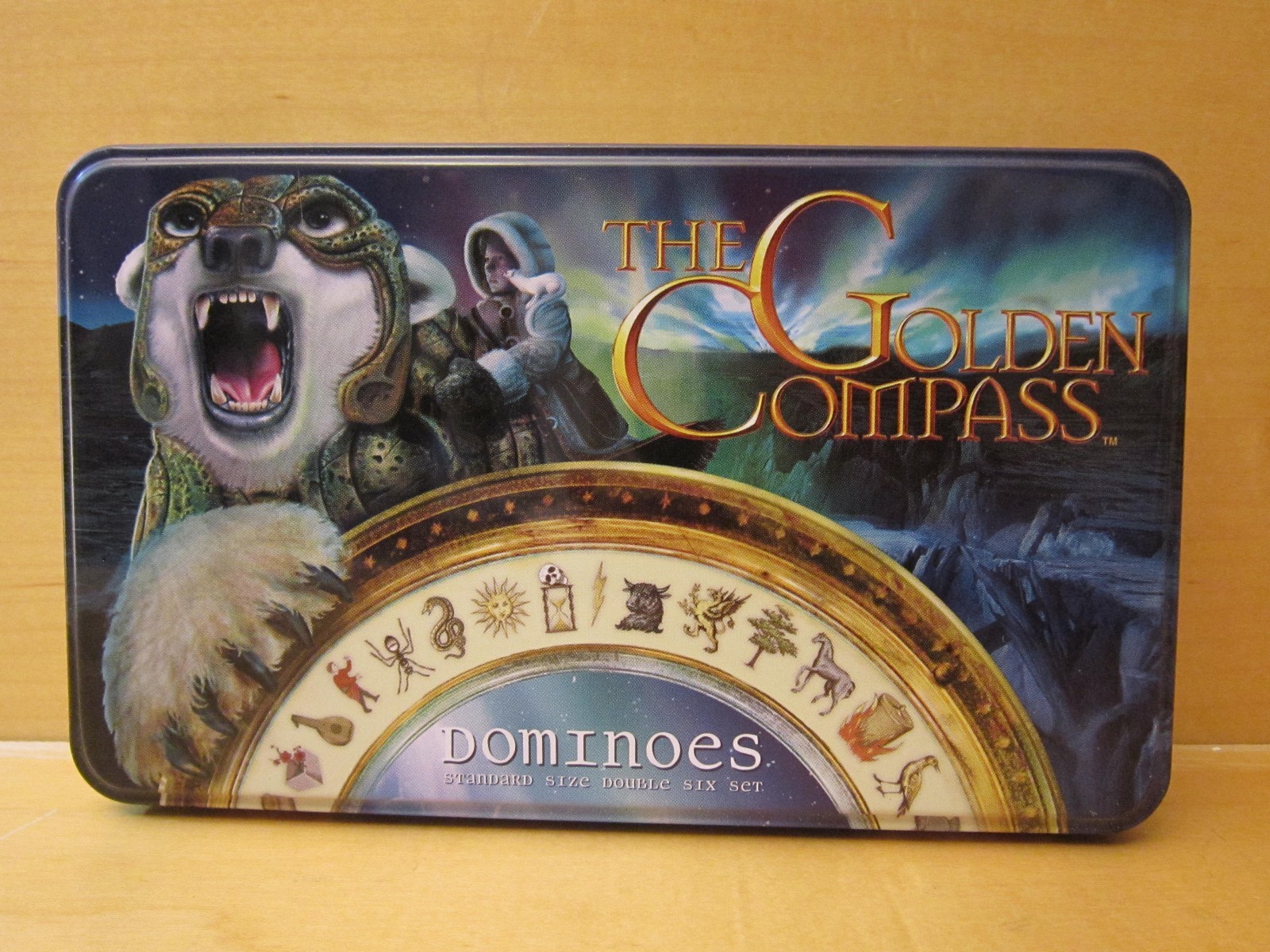 NEW SIGNATURE THE GOLDEN COMPASS DOMINOES STANDARD DOUBLE SIX SET VIC-THOR1