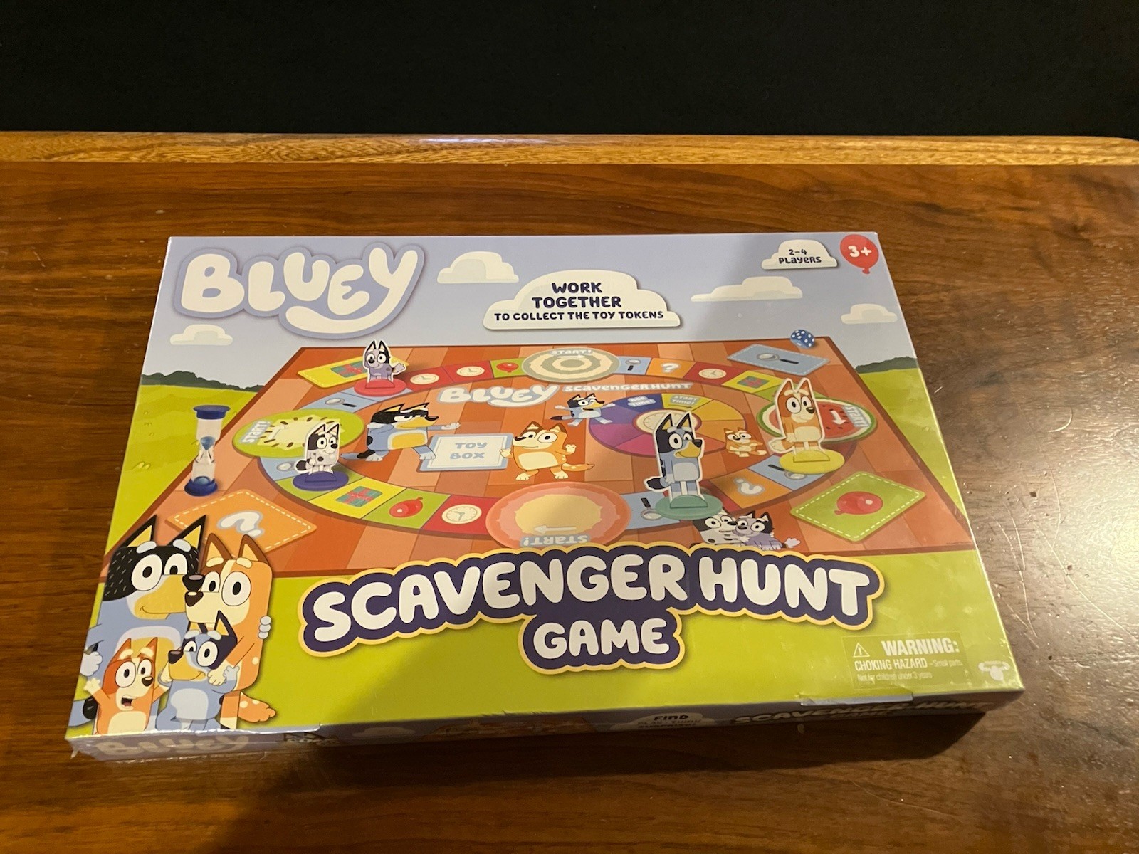 Bluey Scavenger Hunt New Board Game Full of Fun Activities Age 3 Years and Up