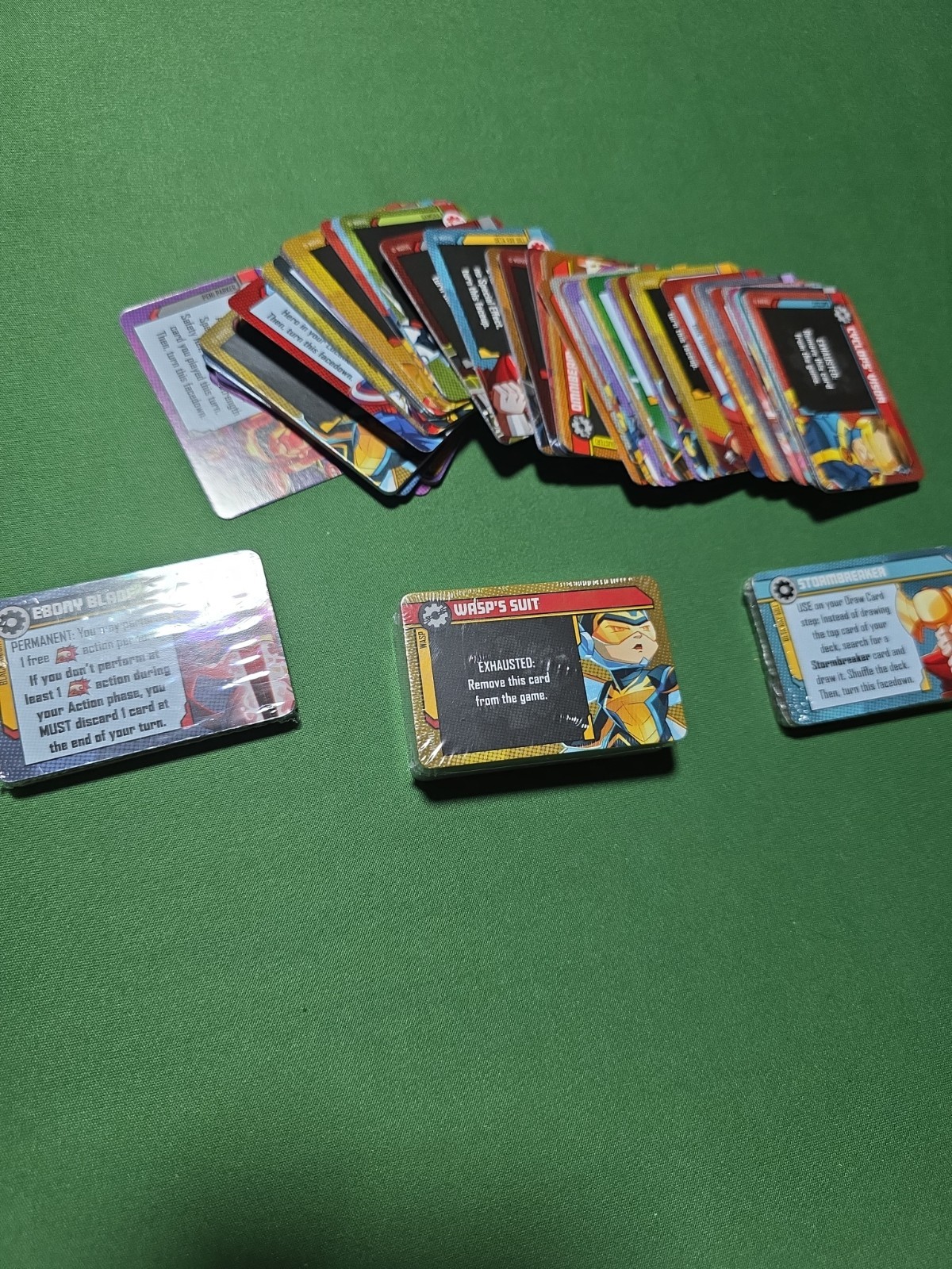 Marvel United EQUIPMENT CARDS – Multiple Versions In Shrink & Loose