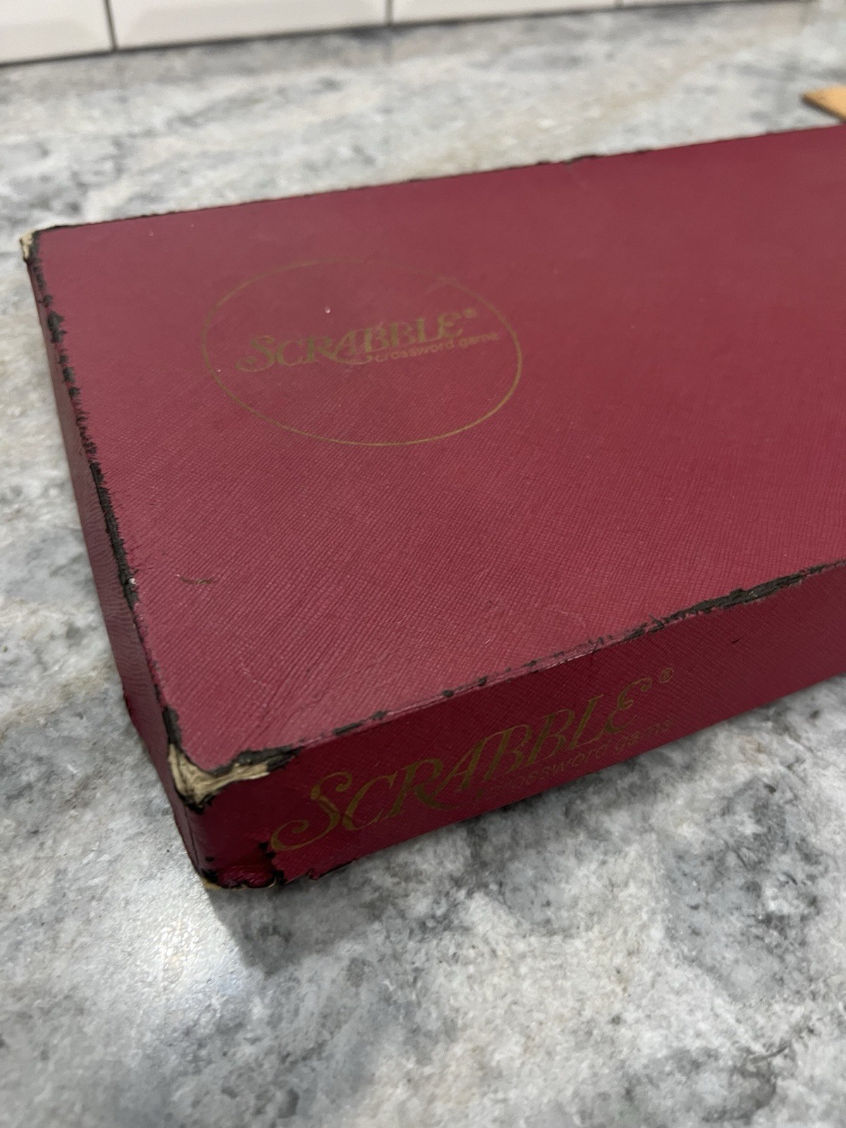 Vintage Selchow & Righter Scrabble Board Game 1950s/60s Complete 100 Wooden Tile