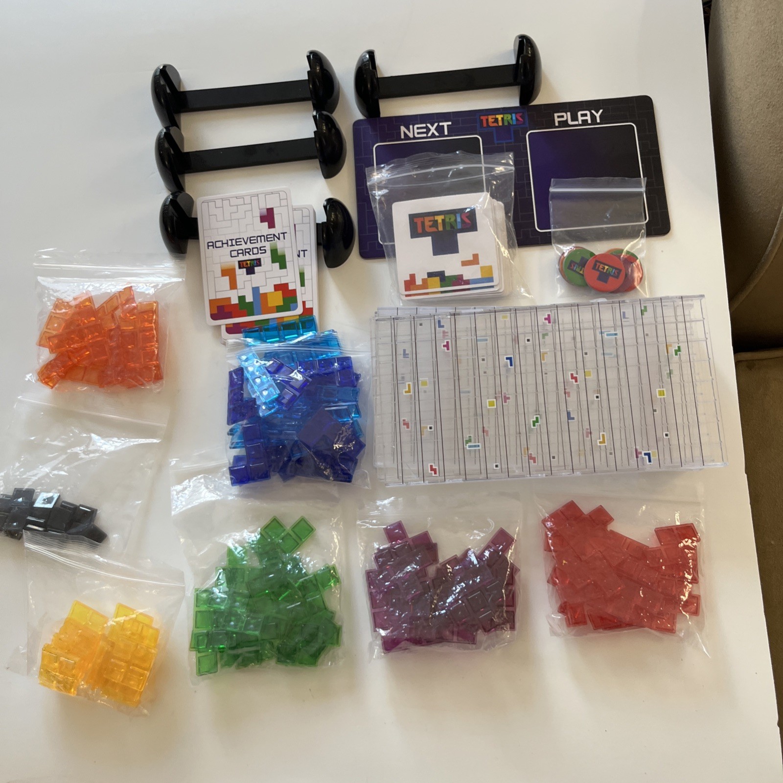 Tetris Strategy Game BOARD GAME Complete Game!