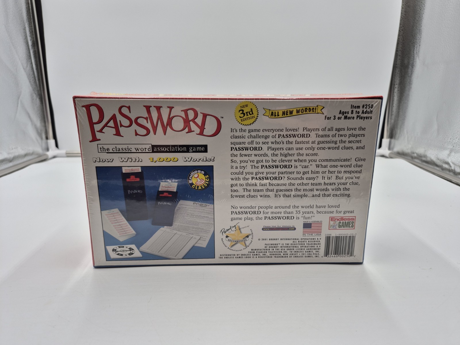 Password 3rd Edition Classic Word Association Game 2001 SEALED! BRAND NEW