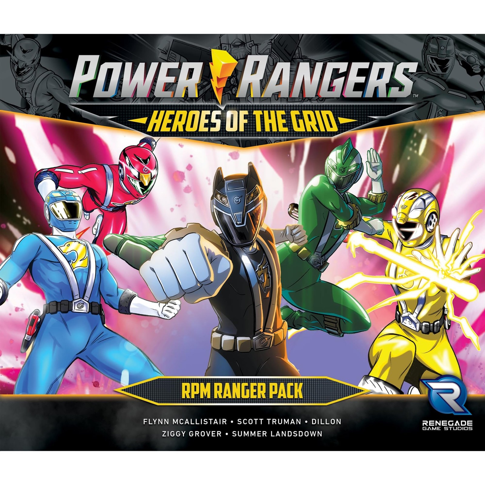 Power Rangers: Heroes of The Grid RPM Ranger Pack Expansion – Five Rangers, A…