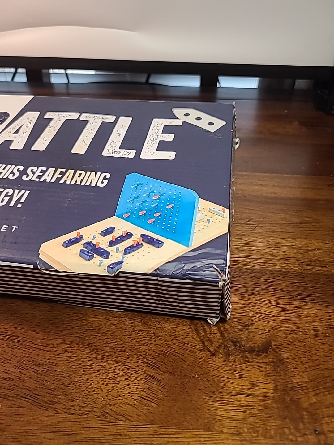 VTG Sea Battle Handcrafted Games Set British Games Company, HTF