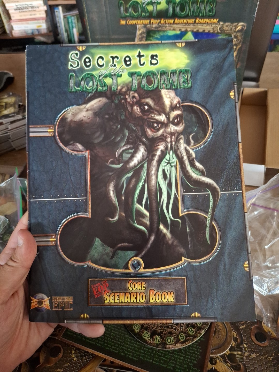 Everything Epic Boardgame Secrets of the Lost Tomb (2nd Ed) Box EUC 100% Complet