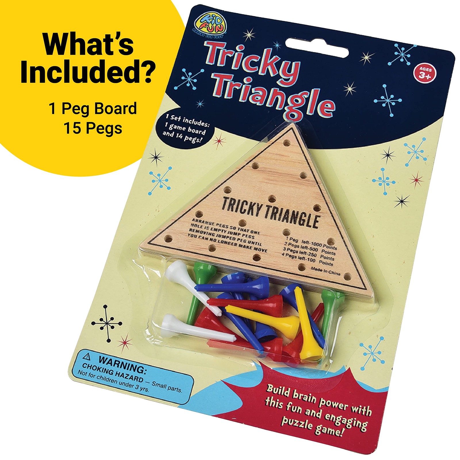 Tricky Triangle Game – Travel Game, Assorted – MU845