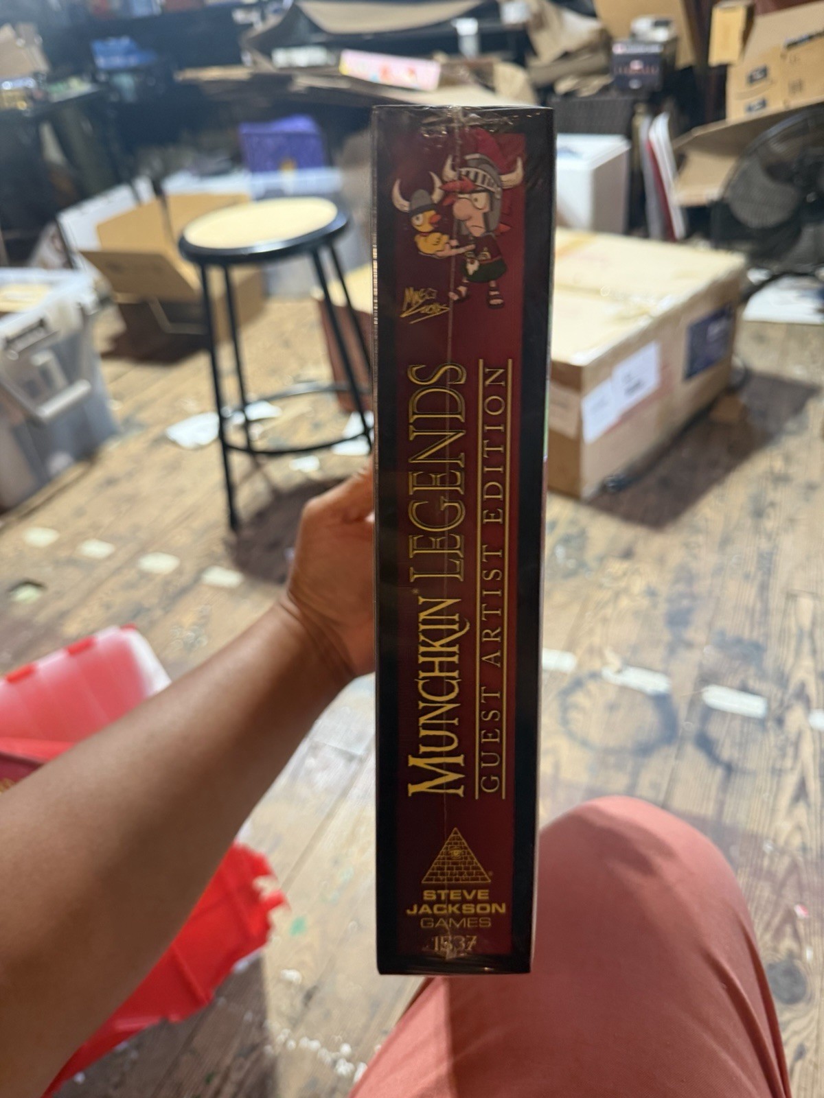 MUNCHKIN LEGENDS board game Mike Luckas guest artist edition factory SEALED
