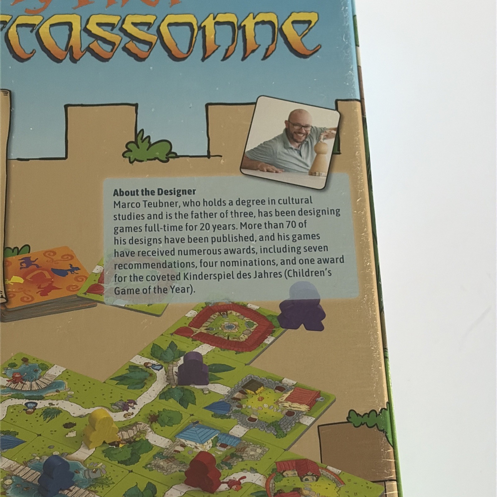 NWT My First Carcassonne Board Game New Sealed Z-Man Games Kids Family Tile Game