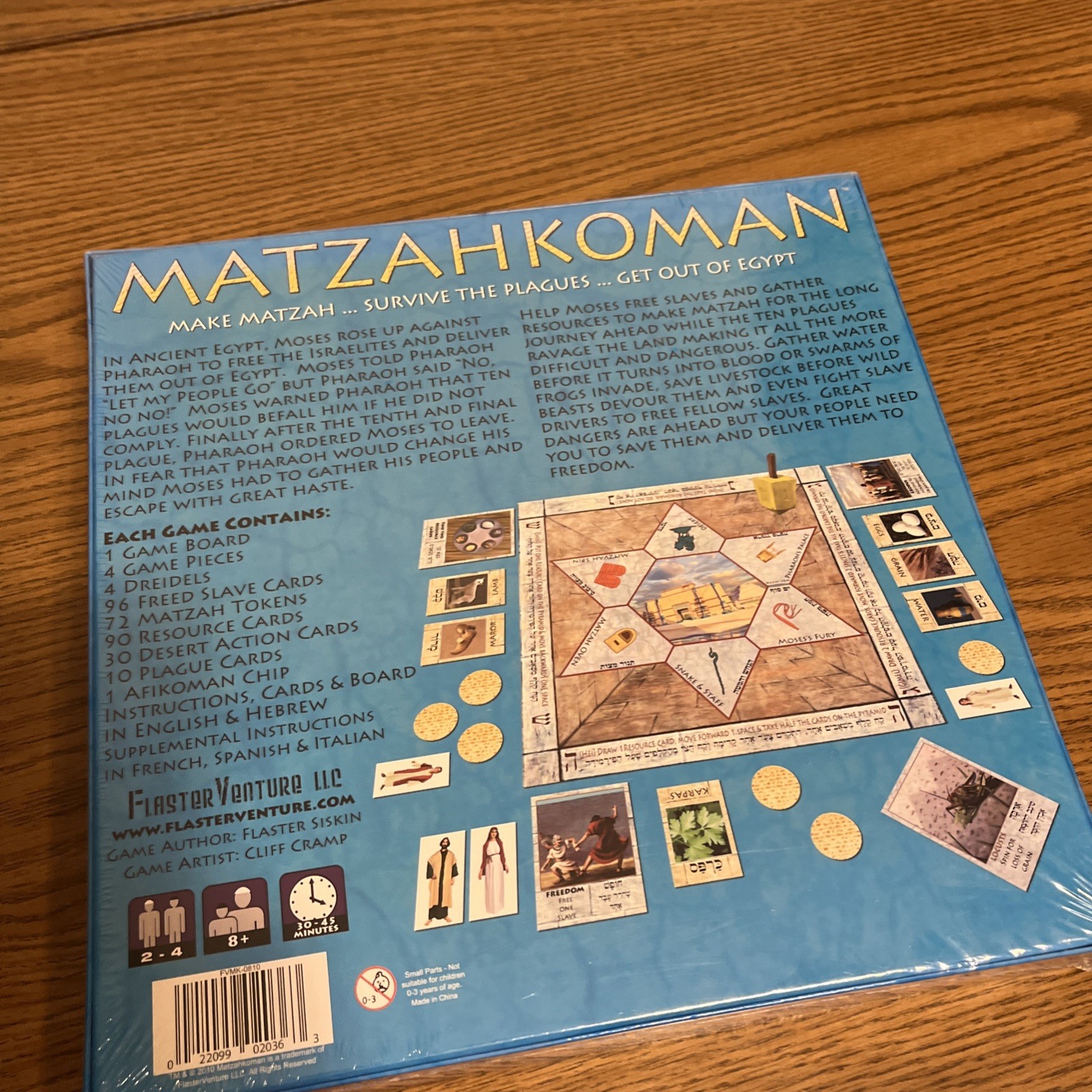 MATZAKOMAN– Board Game -Jewish Pesach And Passover–Themed Game–8 Years and Up