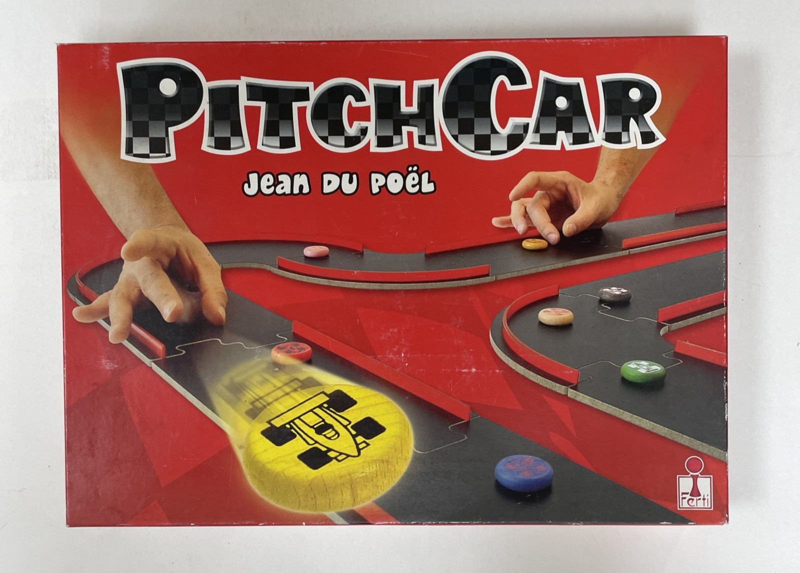 PitchCar Boardgame by Jean Du Poel Ferti Games 2003 Multilingual Ed. Complete