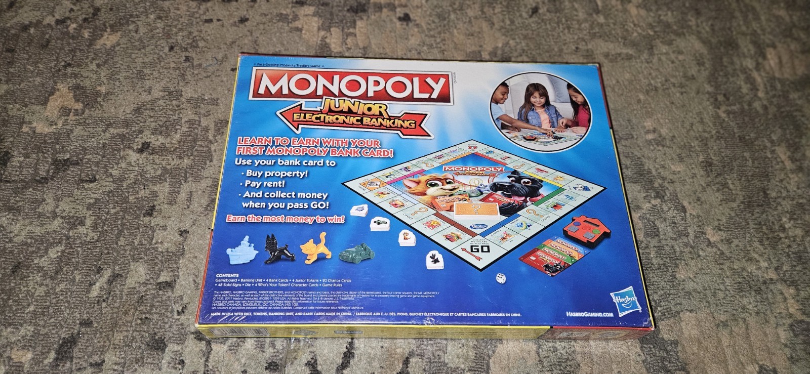 Monopoly Junior Electronic Banking (2017) Ages 5+ Brand New Factory Sealed!!!