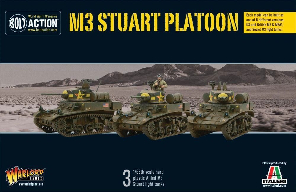 Bolt Action – M3 Stuart Platoon