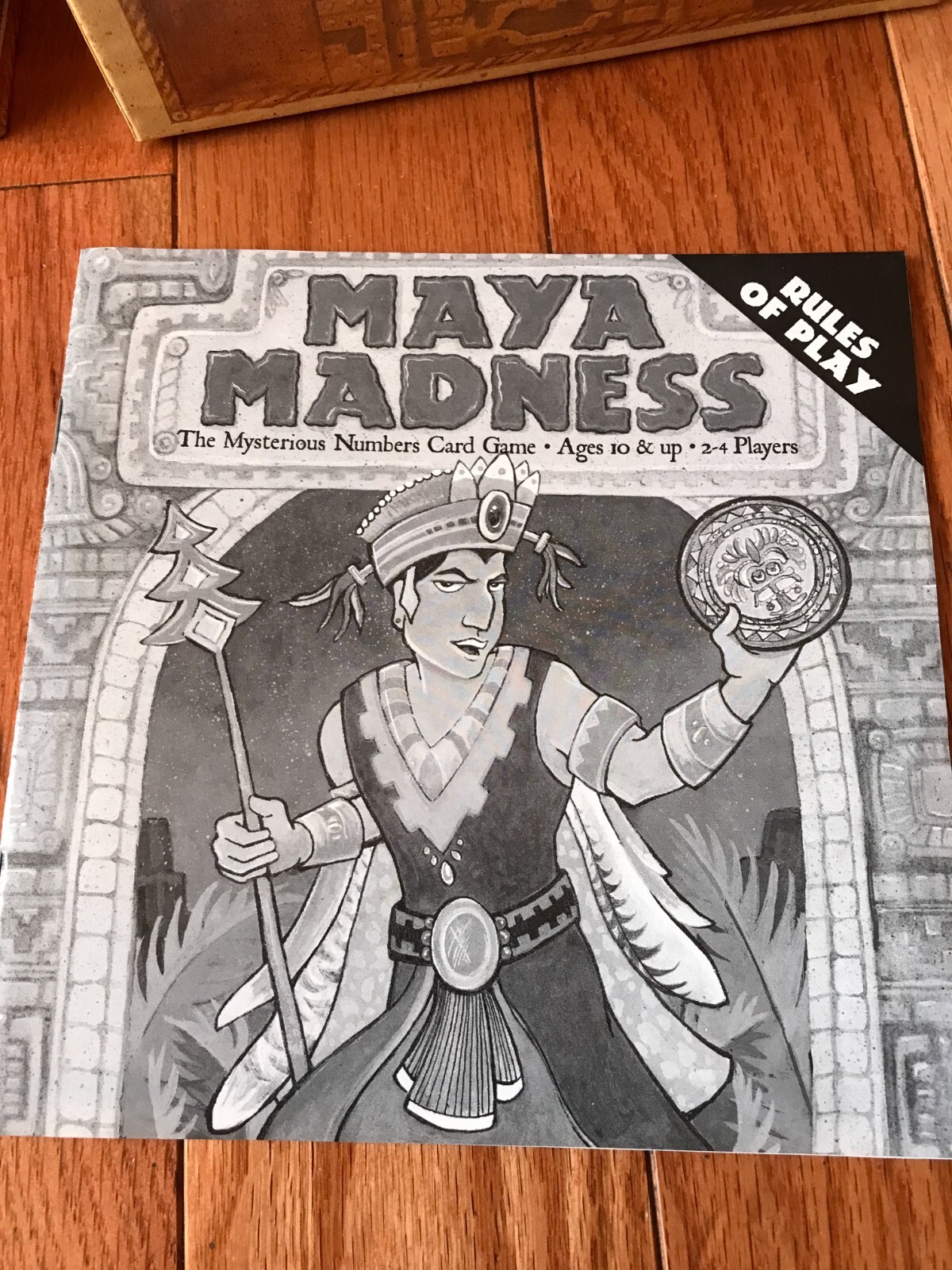 Maya Madness Mysterious Numbers Card Game 2003 Gamewright Educational COMPLETE