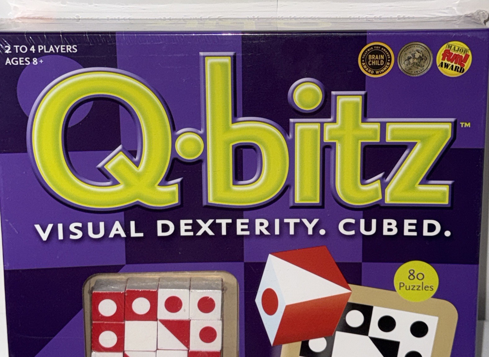 MindWare Q-bitz Visual Dexterity Cubed – Pattern Game – Award Winner -New Sealed