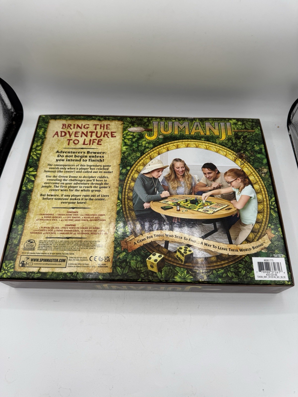 Jumanji Gameboard Spin Master Games 2-4 Players 2021