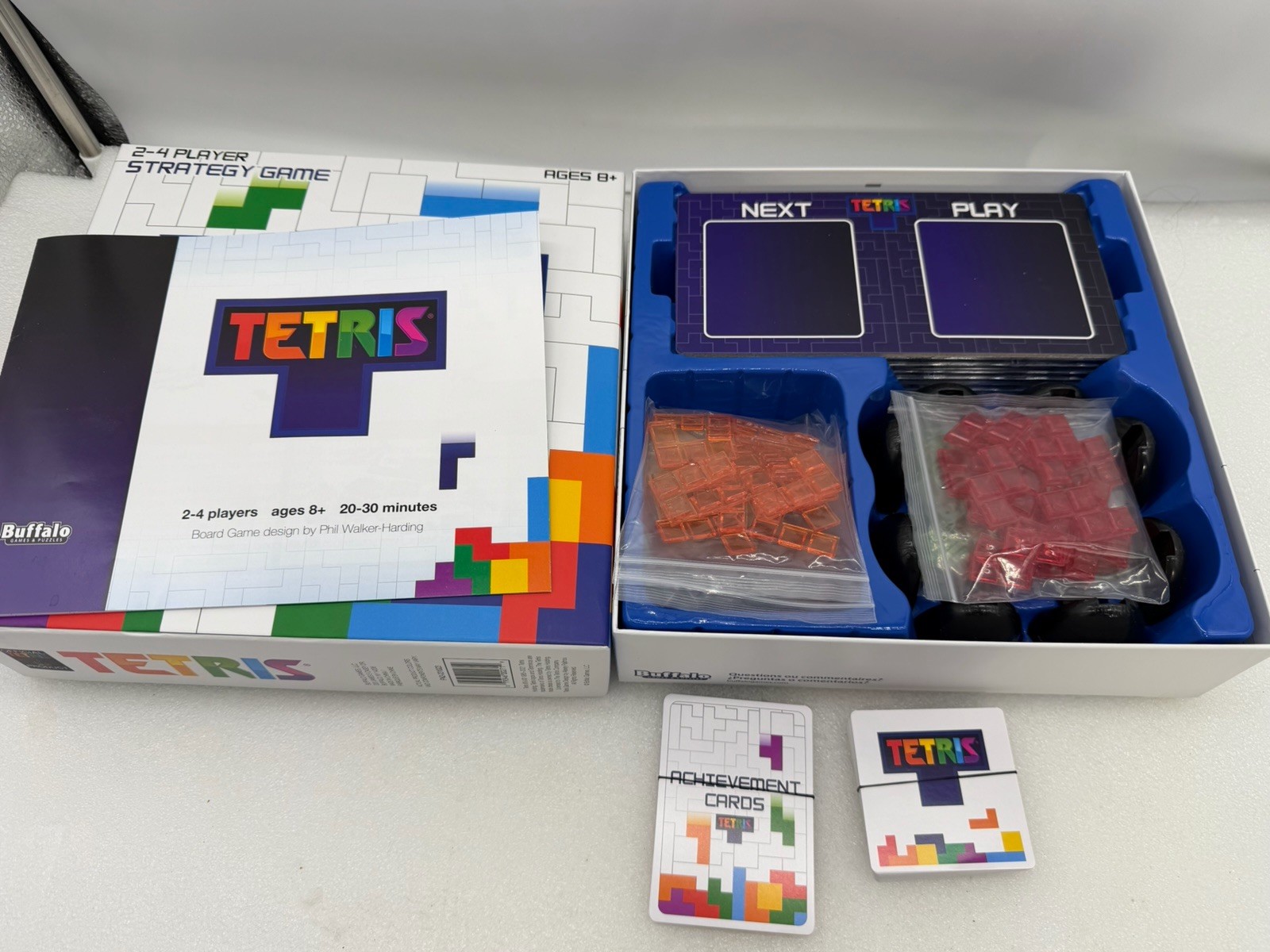 Tetris Head-To-Head Multiplayer Strategy Game 2-4 Players-Classic Game Complete!