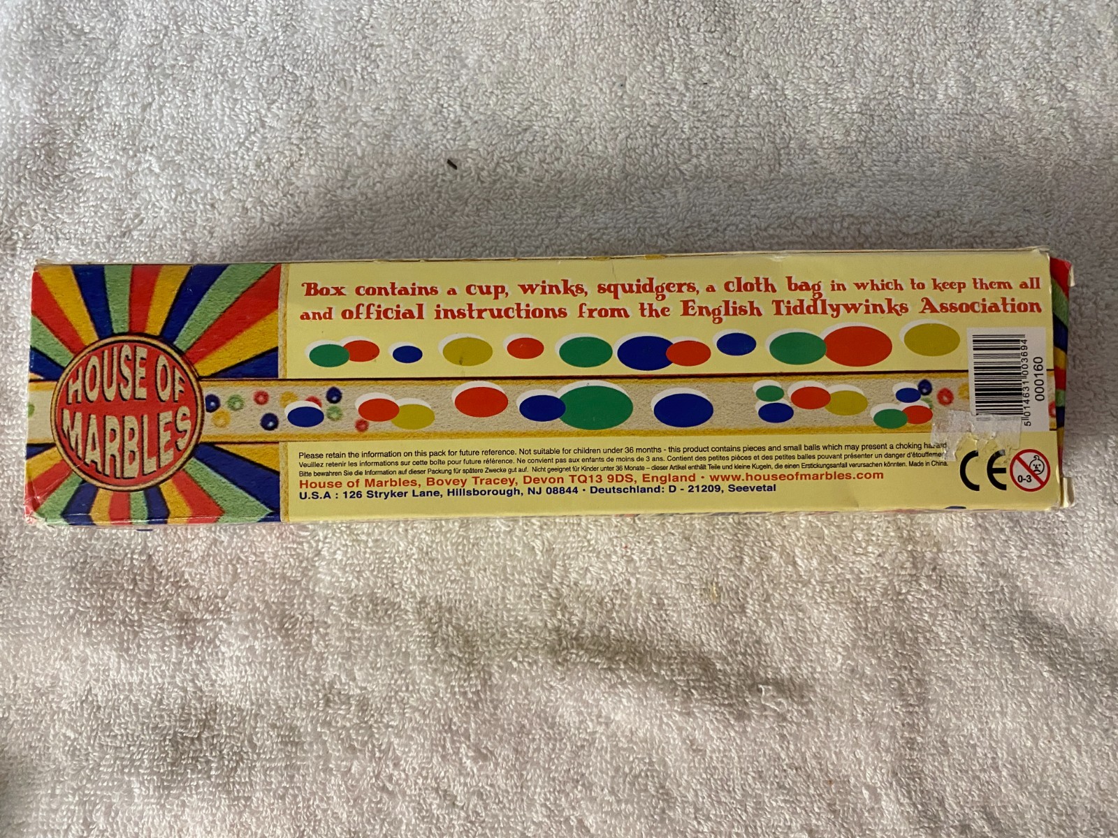 vintage Tiddlywinks Game by House of Marbles Devon England Partner Game