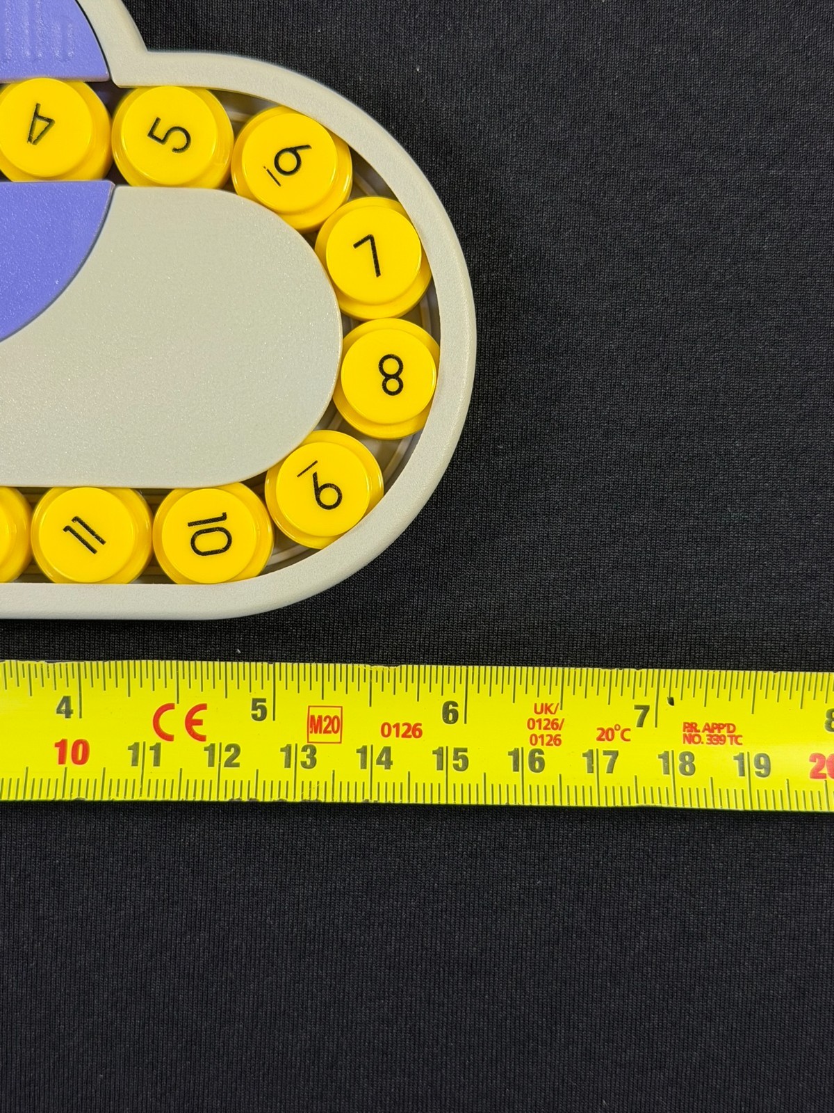 TOP SPIN Puzzle Brain Teaser Numbers Game Toy Binary Arts USA Made Vintage