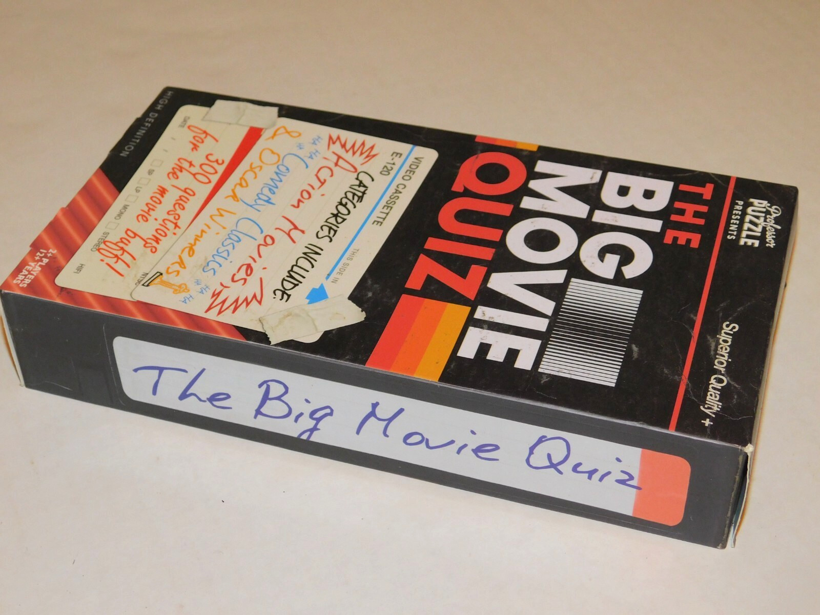 The Big Movie Quiz Movie Trivia Card Game Age 12 & Up