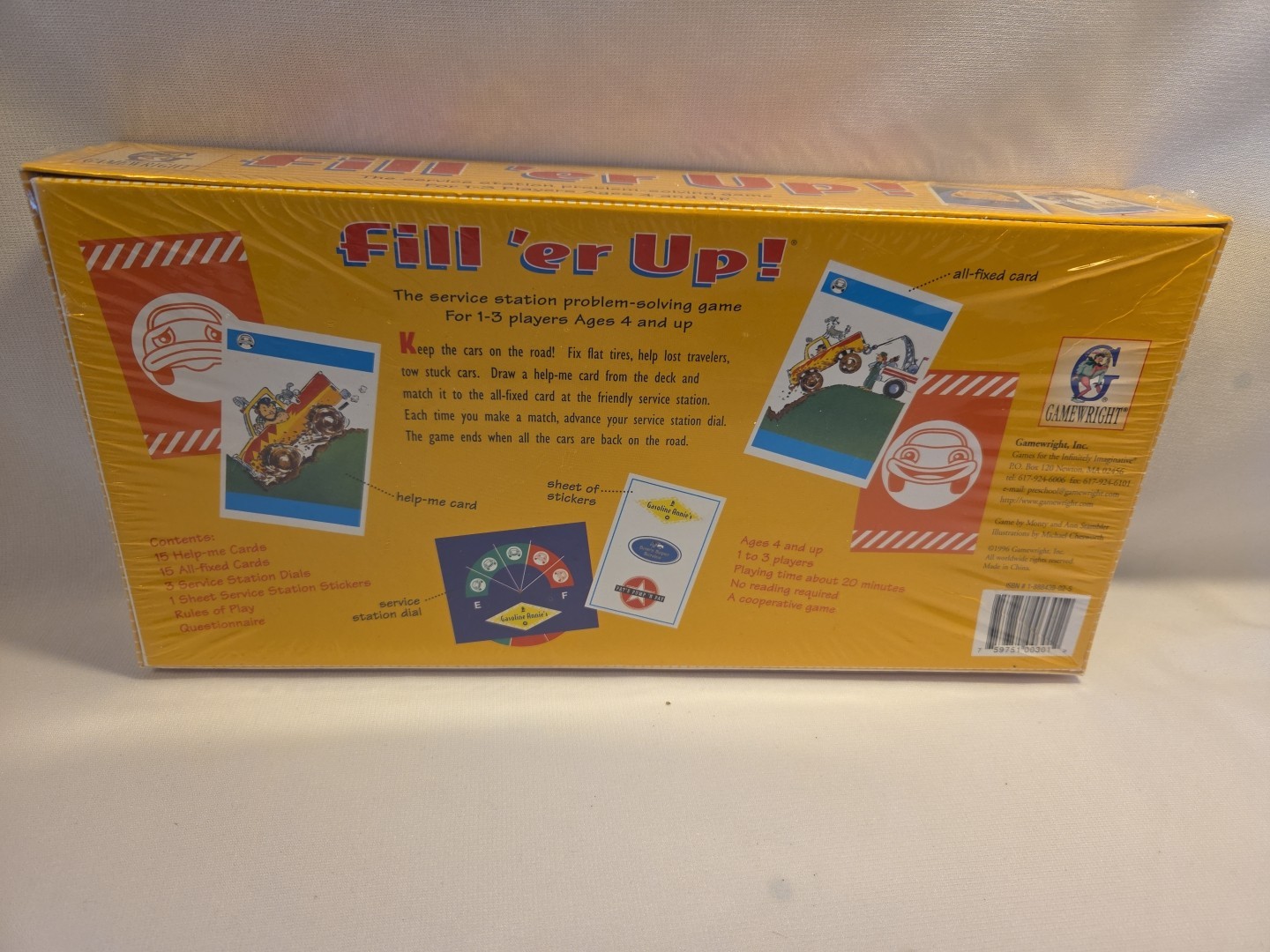 Fill ‘er Up Service Station Problem Solving Game 1996