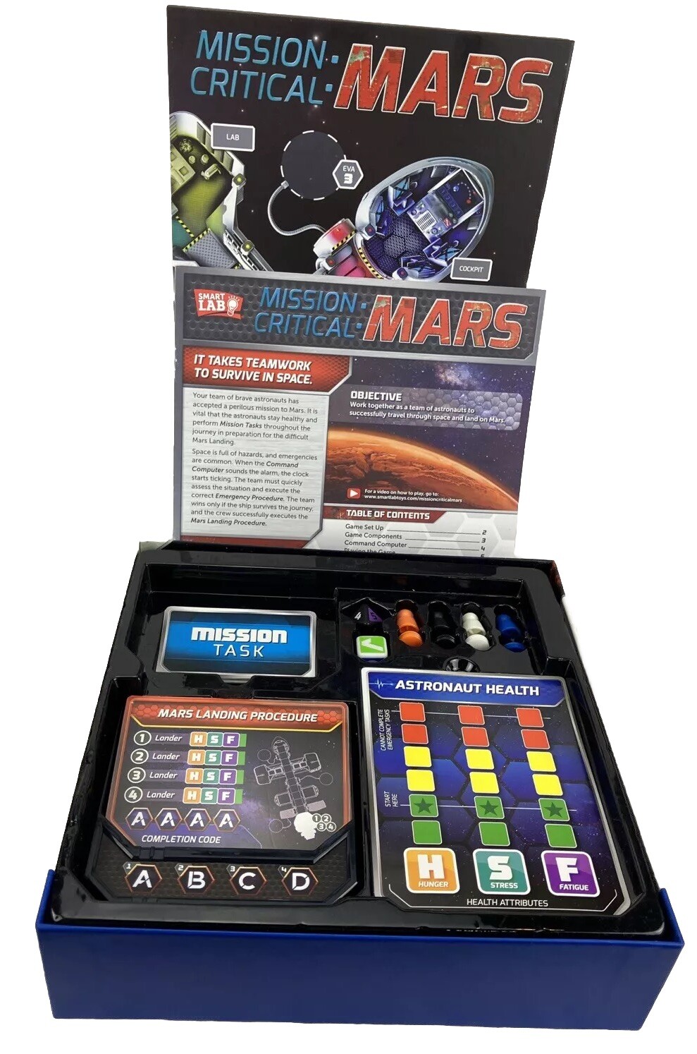 Mission Critical: Mars Cooperative Space Adventure BoardGame Talking Computer