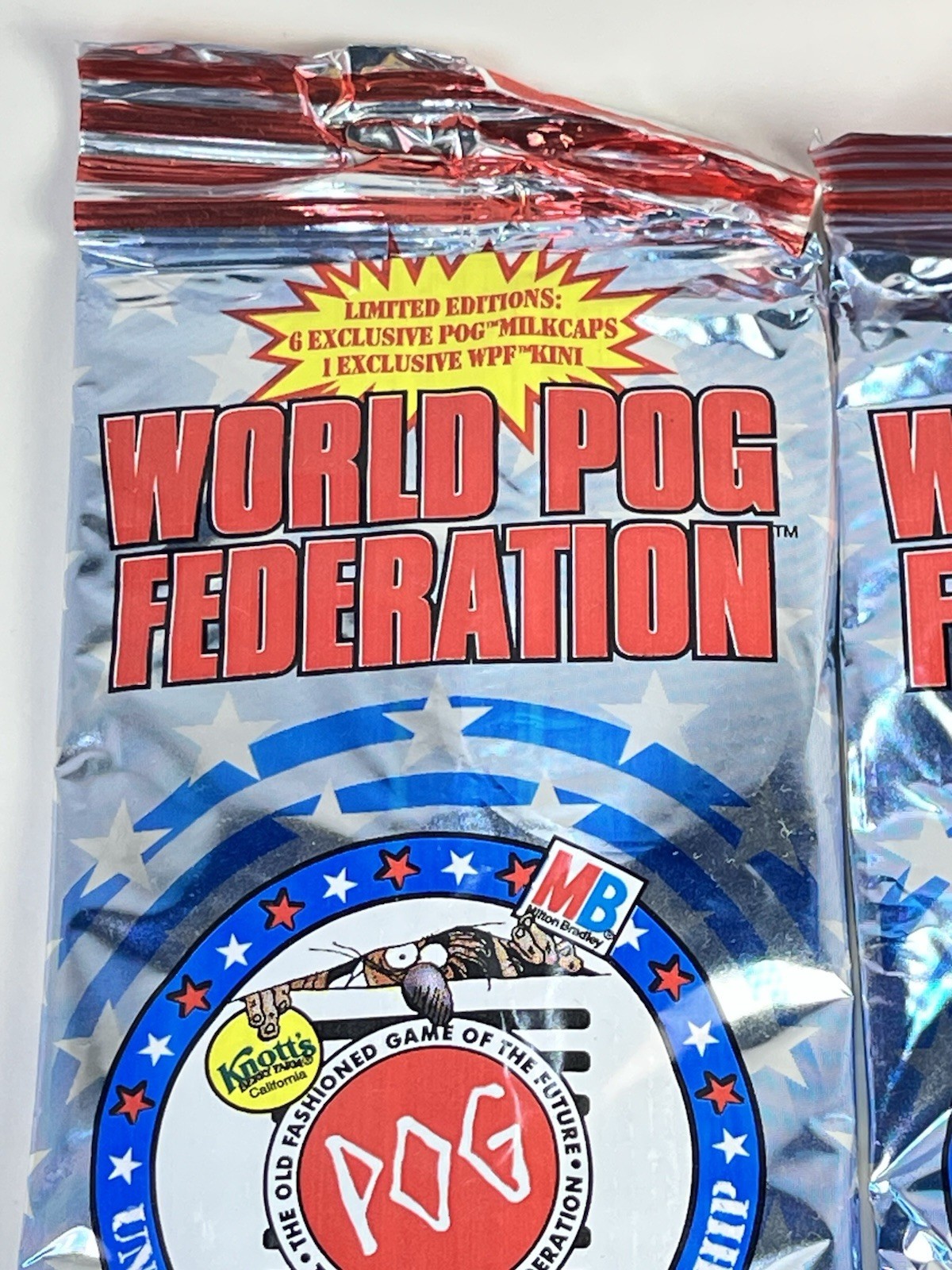 Vintage Pogs World Pog Federation 1995 US Championship Tournament Pack X2 Sealed
