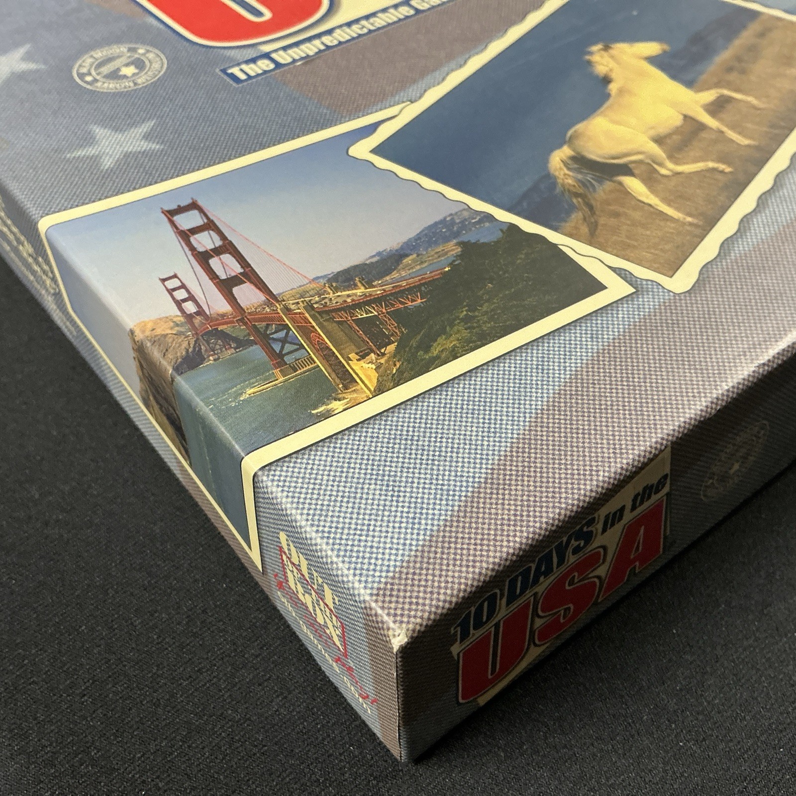 10 DAYS IN THE USA Board Game Out of the Box NEW Open 100% 2004 Alan Moon TEN