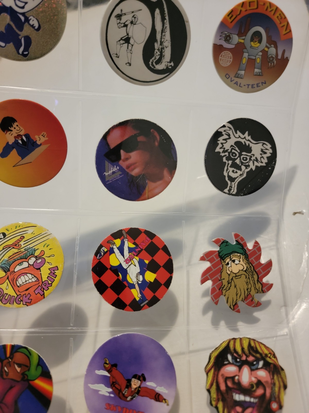 20 POGs Milk Caps Vintage Variety Vtg 90s Roy Rogers People Medieval Funny