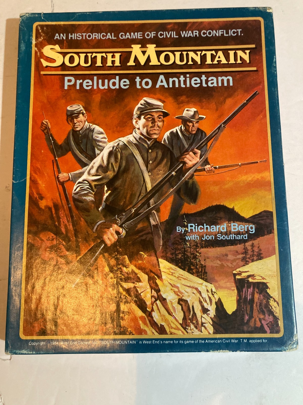 SOUTH MOUNTAIN Richard Berg PRELUDE TO ANTIETAM Vintage UNPLAYED West End game