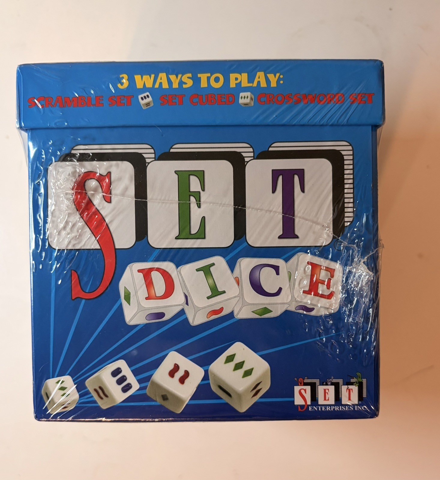 SET Dice Game Set Enterprises New Sealed Out Of Print OOP 3 Ways To Play