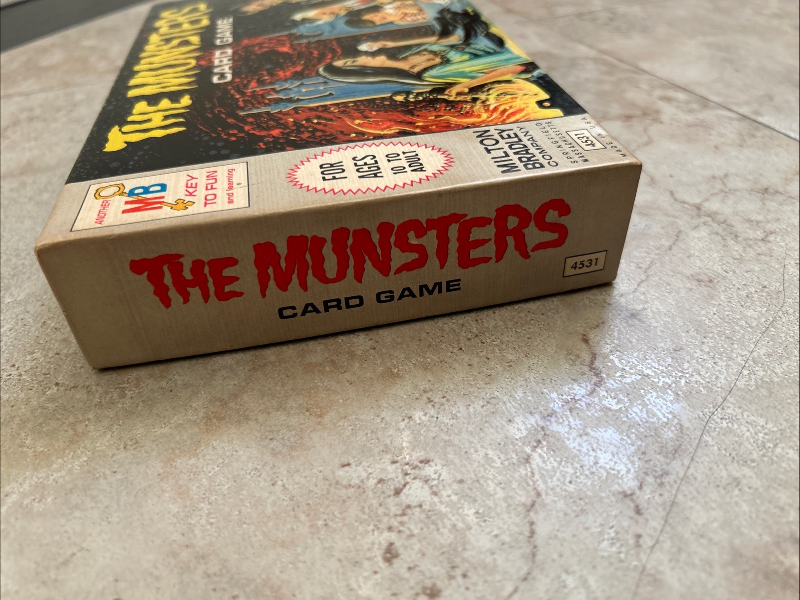 The Munsters Card Game 1964 Milton Bradley 4531 No Signs Of Use! HTF!