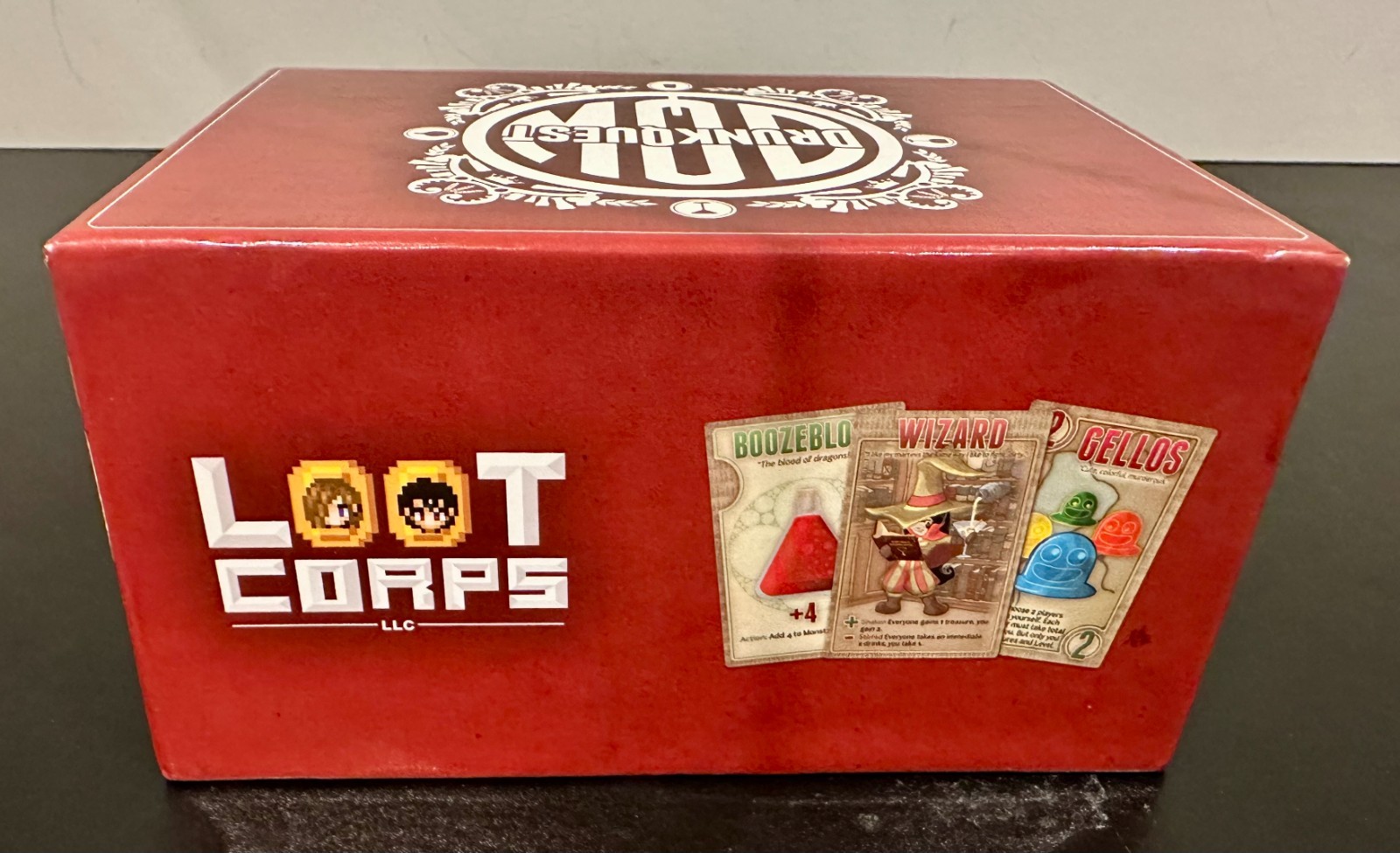Drunk Quest Loot Corps Board Card Party RPG Game Box Complete Rare 3/6 Players