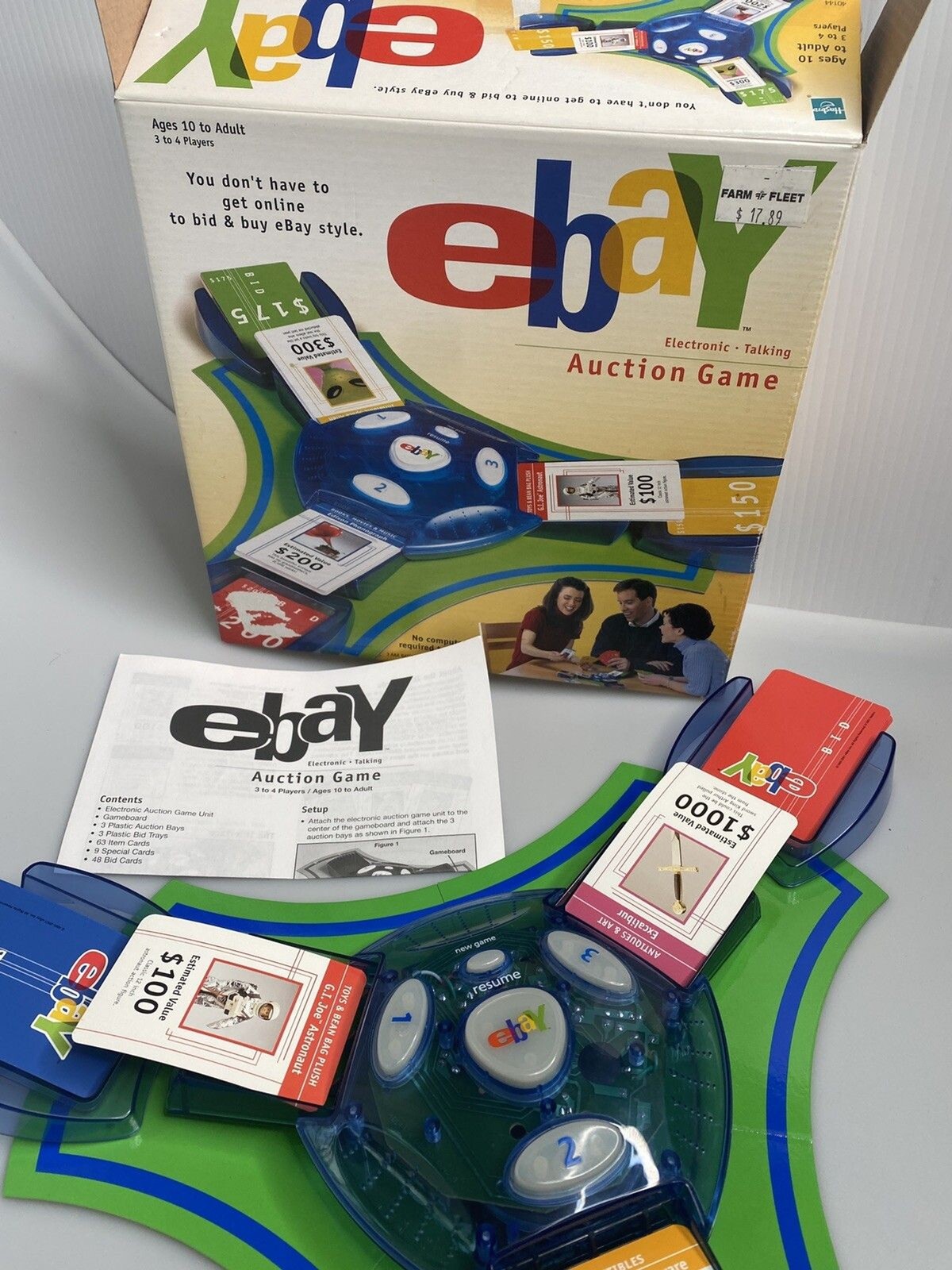 eBay Auction Game – VTG 2001 Hasbro – Electronic Talking, Excellent Condition-