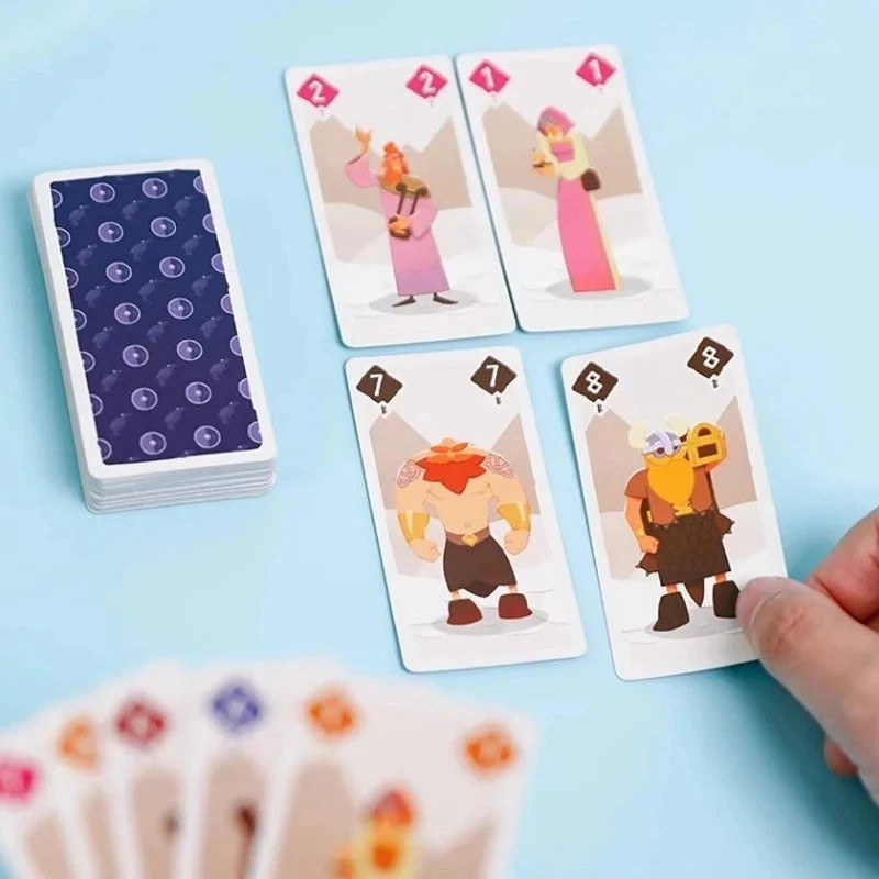 Odin Card Game Helvetiq Style Fast shedding Family Party Board Game 2-6 Players