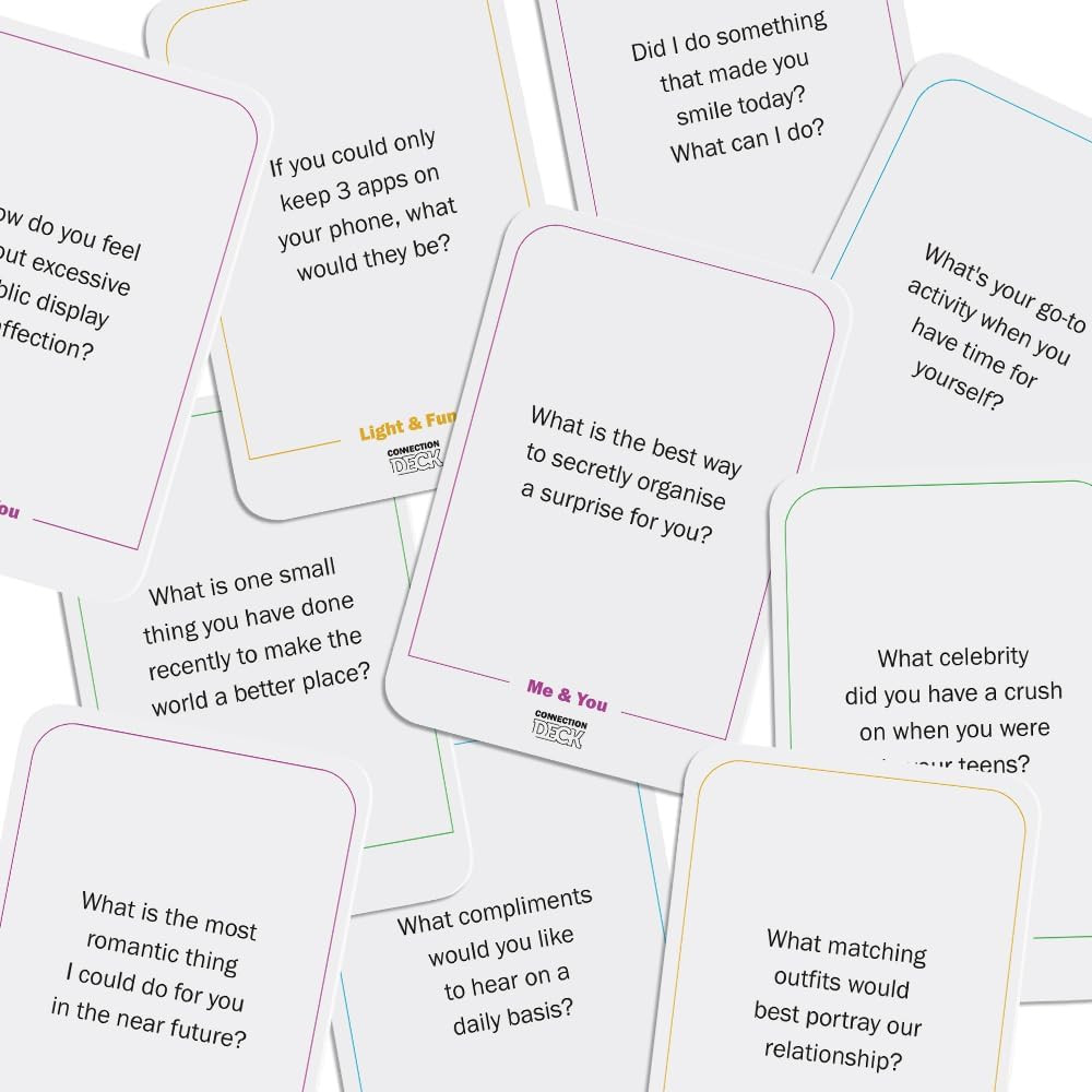 Card Game for Couples – Connecting and Revealing Questions to…