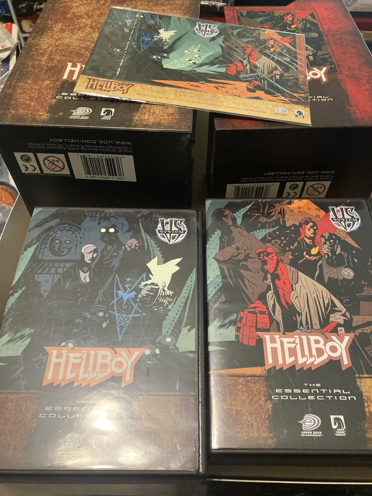 Hellboy VS Card Game Essential Collection Box Opened Complete