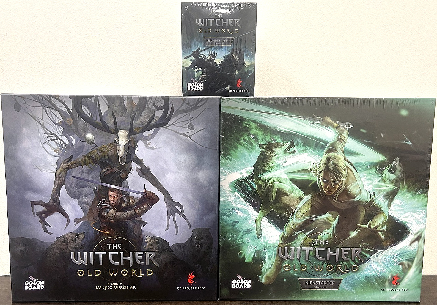 Go On Board – The Witcher Old World + Kickstarter Expansions + Mounted Eredin EX