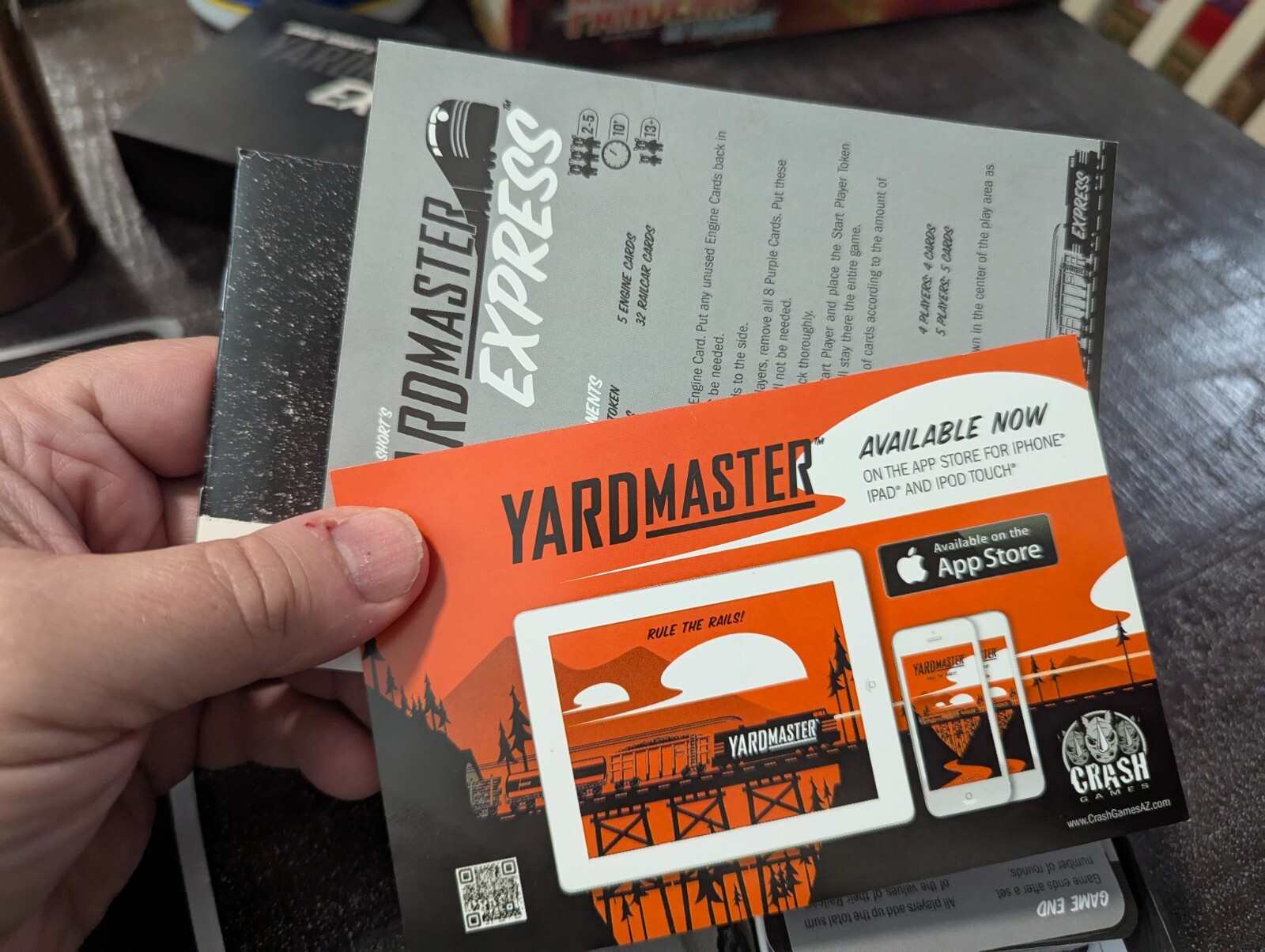YARDMASTER EXPRESS Card Game 100% COMPLETE 2014 Kickstarter Ed AWARD NOMINEE