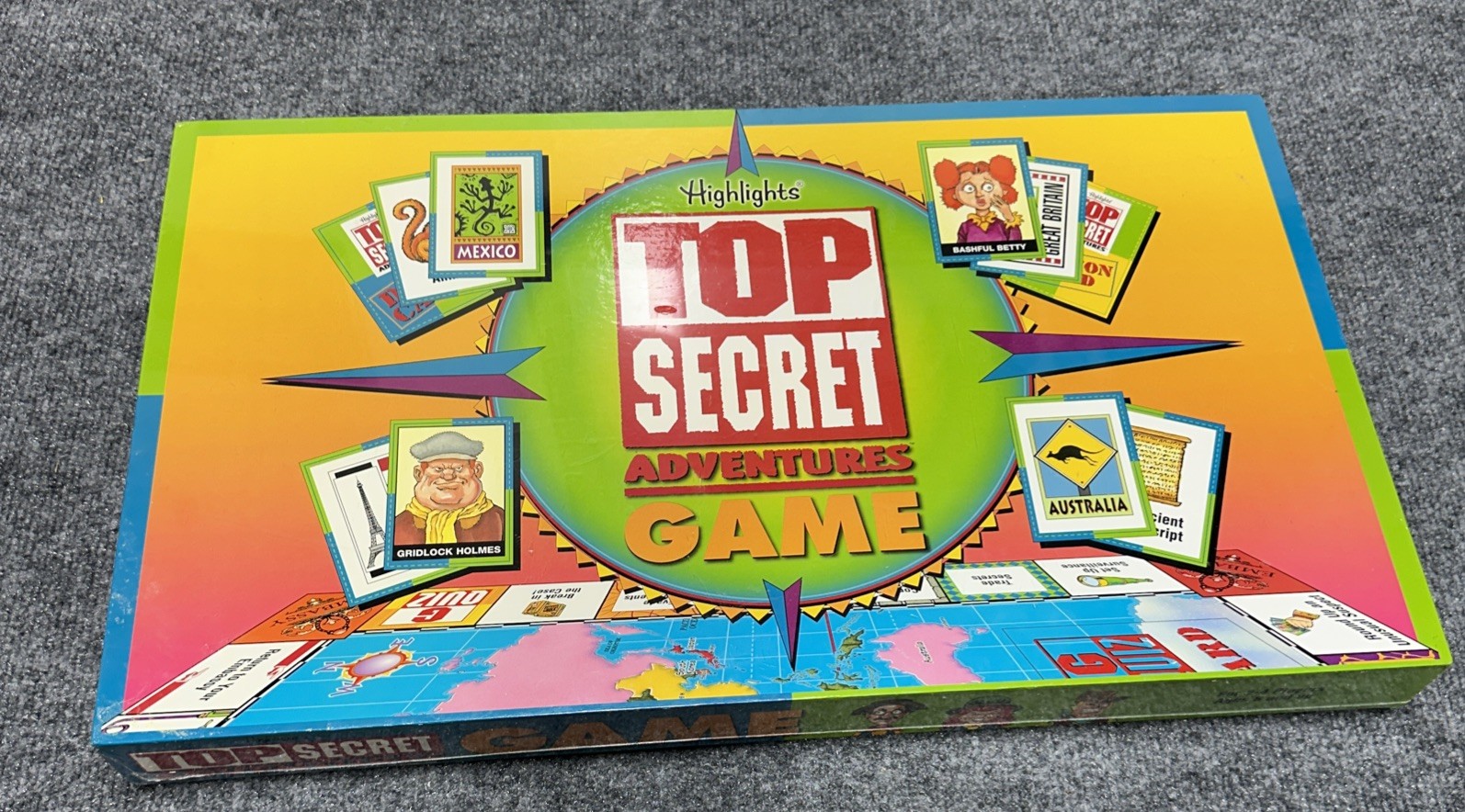 Top Secret Adventures Game Highlights Board Game Sealed 9628601016 geography