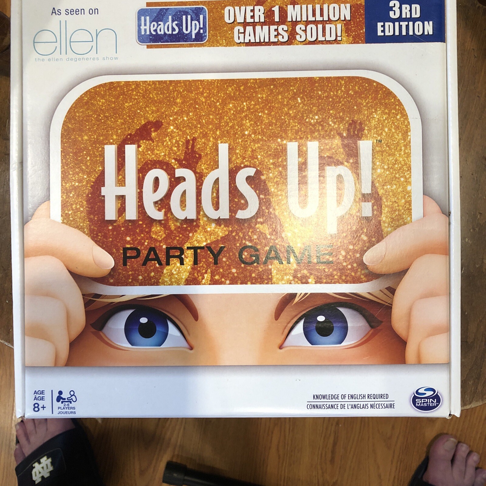New Heads Up! Party Game 3rd Edition As Seen on the Ellen Degeneres Show Sealed
