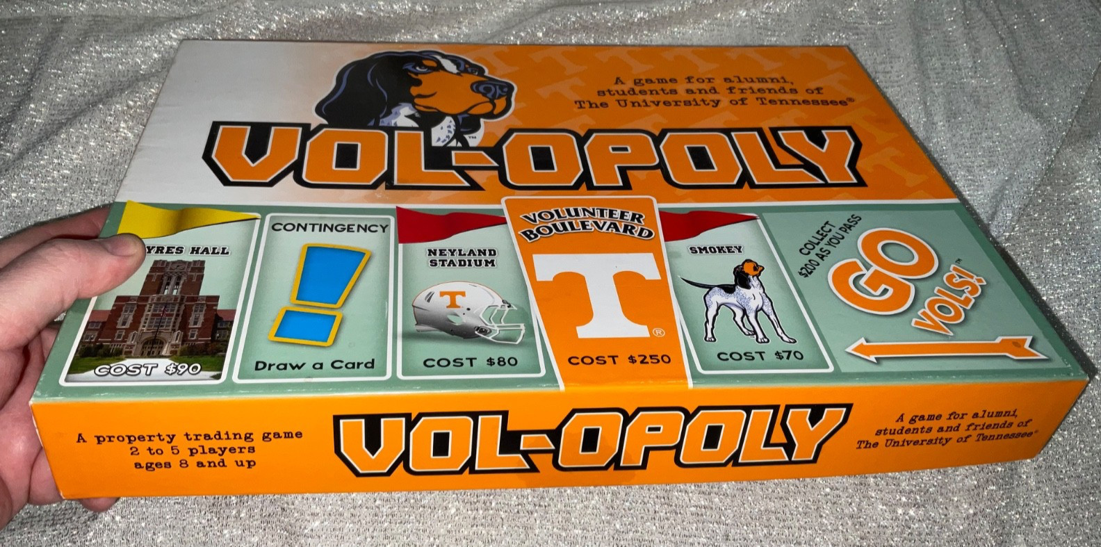 Vol-opoly University Of Tennessee Volunteers Board game TN Vols Volopoly See Pic