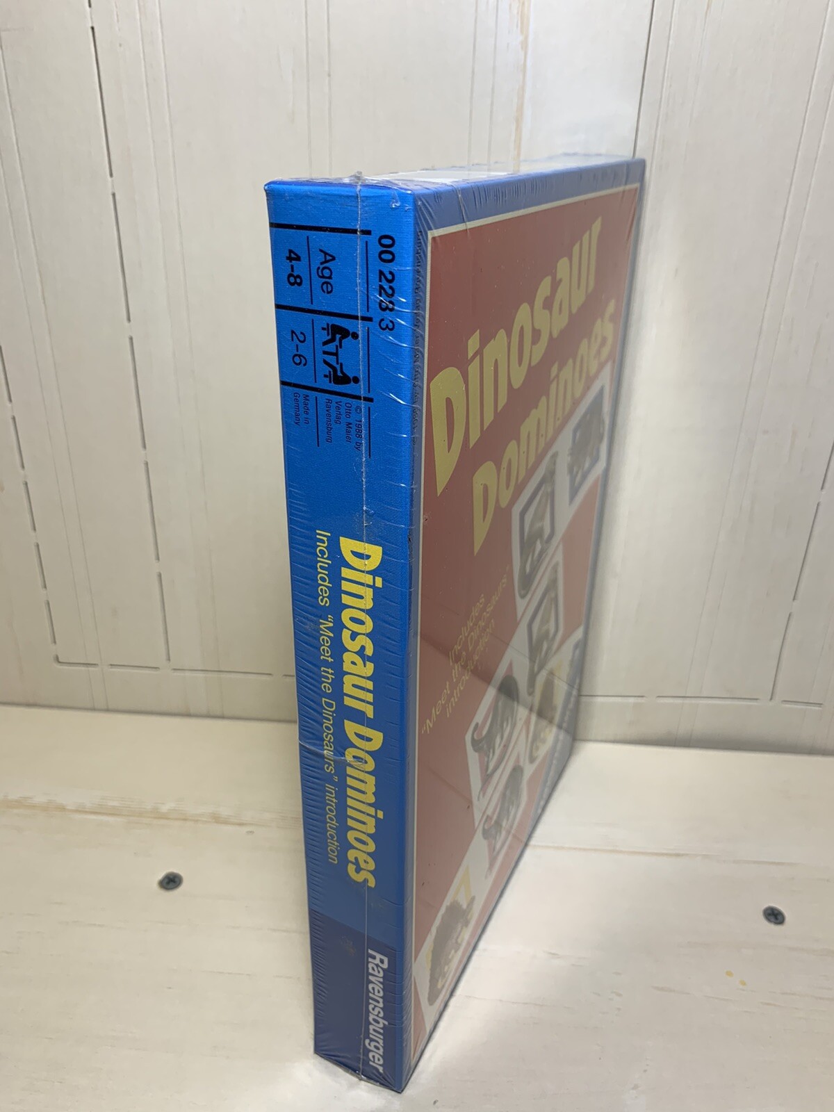 VINTAGE Ravensburger Dinosaur Dominoes Matching Tile Game 1988 New/sealed