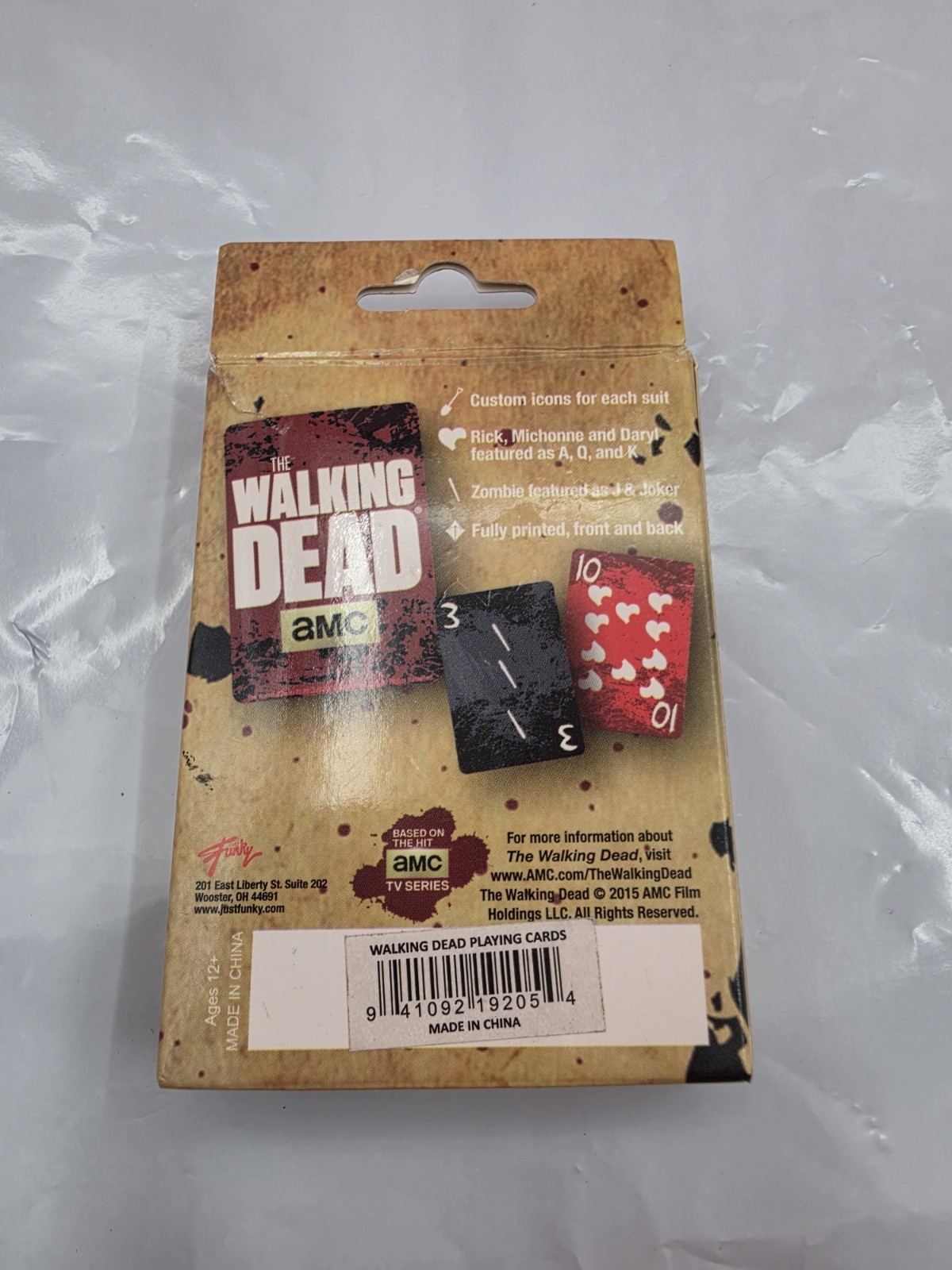 AMC The Walking Dead Playing Cards Collector Set 1 – Target 2015