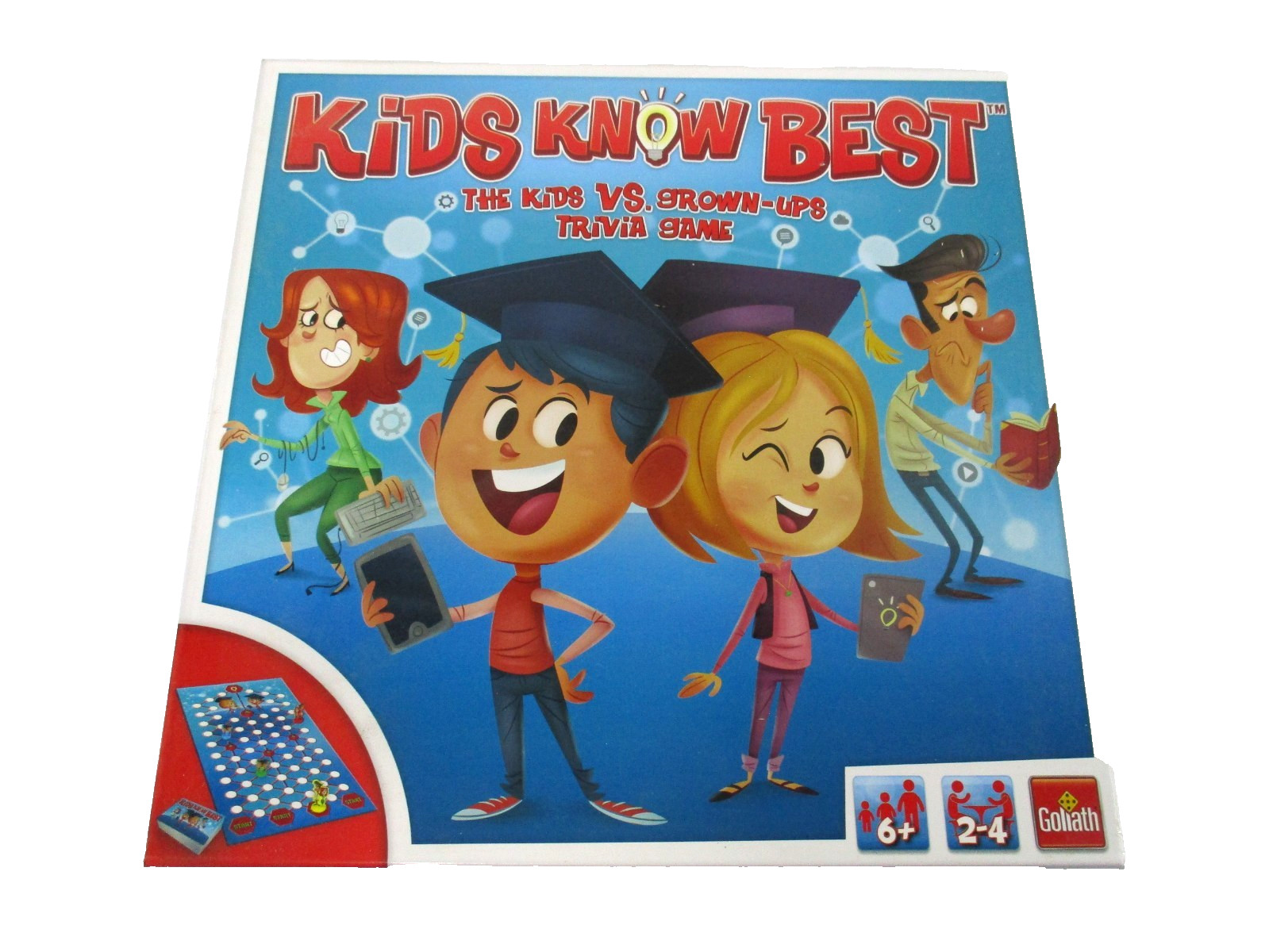 Kids Know Best Kids vs Grown-Ups Trivia Game 6+ 2-4 Player Goliath 2017 Complete
